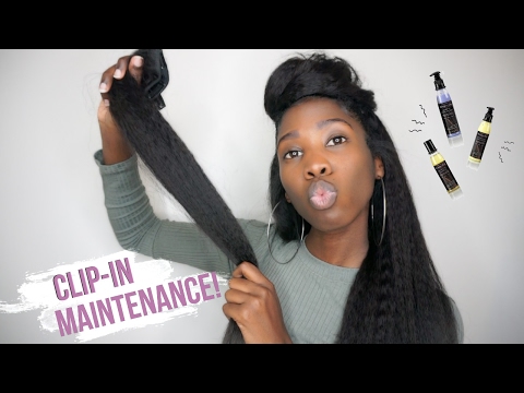 , title : 'How To Shampoo, Condition and Rejuvenate Your Clip ins! | Knappy Hair Extensions'