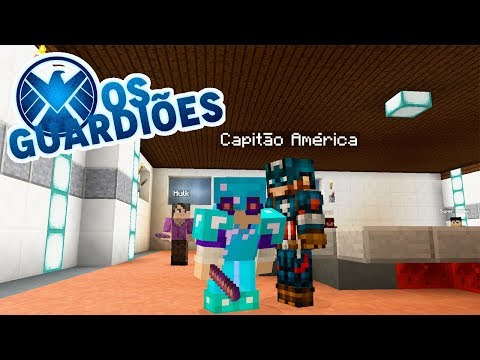 MINECRAFT: OS GUARDIÕES ep.55 -- MISSÃO DE PAZ DO CAPITÃO AMÉRICA!