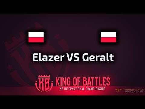Geralt VS Elazer - PvZ - Indy & Matiz - King of Battles Qualifier - polski komentarz