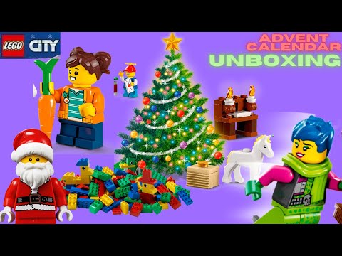Lego City Advent Calendar 2022 60352 Unboxing | Christmas Speed Build
