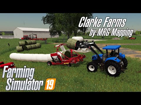 Anderson Group DLC getting put to the test trying to wrap our grass bales - Clarke Farms - EP11