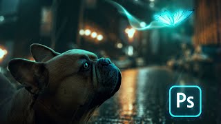 "Curious Dog" Photoshop Tutorial | Manipulation