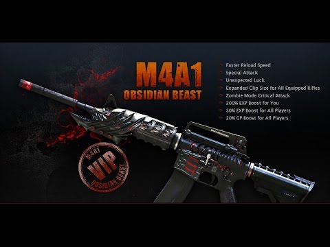 M4A1-S Obsidian Beast Gun Review & Gameplay - Crossfire