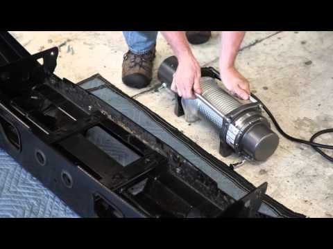 Installing the WARN Mid-Frame Winch into an ARB Bull Bar Bumper