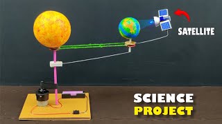 Download lagu Geostationary Satellite Working Model|| Science Exibition Working Project|| Science Project #solar  mp3