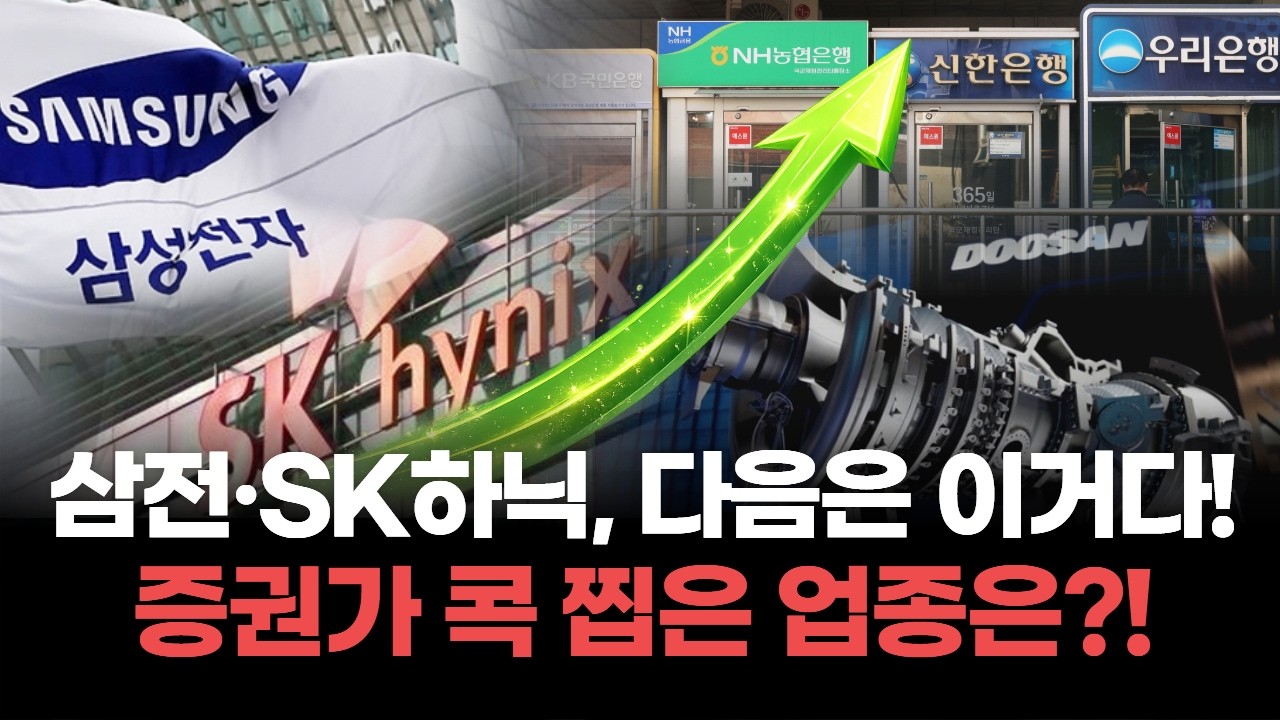삼성전자·SK하이닉스 다음은 이거다! 증권가가 콕 찝은 '이 업종' 이젠 뛸 차례 다음 주도주는 AI 전력·금융·내수주?