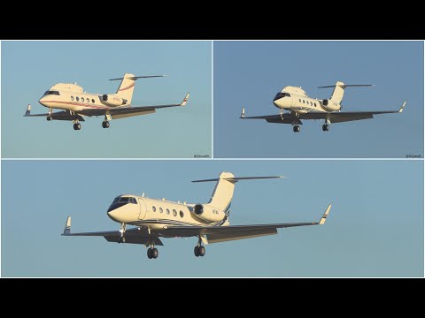 HALO Gulfstream II Arrival & Takeoff