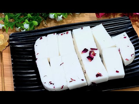 Only 3 ingredients! Super Easy Vegan Coconut Dessert | Delicious Coconut Pudding Recipe