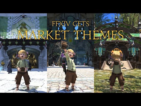 Limsa, Ul'dah and Gridania get market themes | FFXIV Rescored