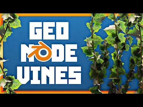 Simple Geometry Node Vines using Curves