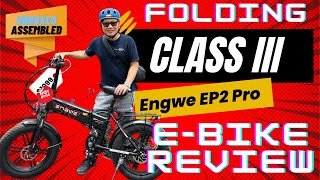 No Cheaper Folding Fat Tire e-Bike Goes Faster | Engwe EP2 Pro Review with Unboxing with Assembly