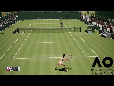 Caroline Garcia vs Su-wei Hsieh - AO International Tennis PS4 Gameplay