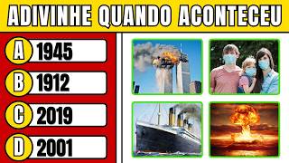 Se Você Acertar 25 das 50 Perguntas, Seu QI É Muito Alto! | Quiz de História