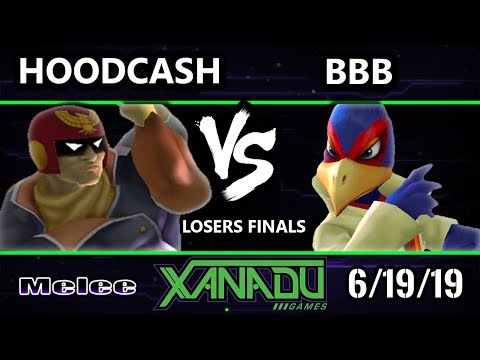 S@X 307 SSBM - Hoodcash (Captain Falcon) Vs. BBB (Falco) Smash Melee Losers Finals