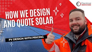 How we design and quote solar PV installations live example