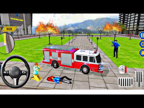 911 Rescue Firefighter and Fire Truck Simulator 3D – Fire Service Game Android Gameplay #3