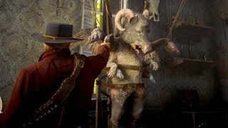 Man Bear Pig in Red Dead Redemption 2 South Park Easter Egg