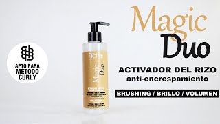 Tahe Magic Duo - Activador del rizo – antiencrespamiento anuncio