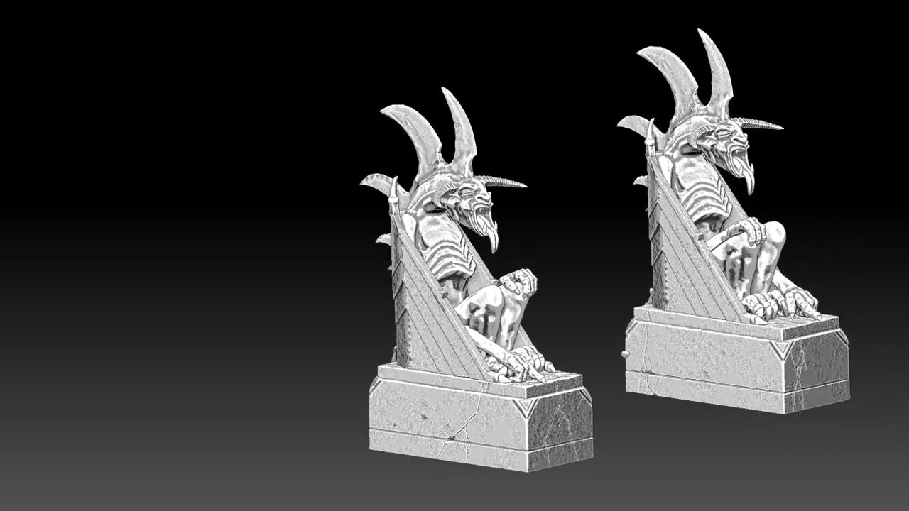 Minas Morgul Gargoyle 3D Model