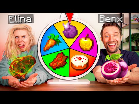 MINECRAFT, aber ICH MUSS ALLES IN ECHT ESSEN