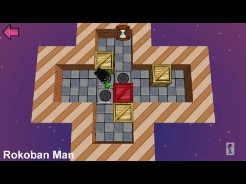 Boxxle II Level 2 played on Rokoban for Windows