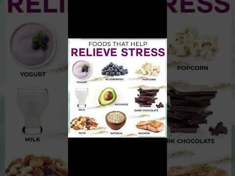 BEST STRESS RELIEVING FOODS TO EAT (2025) #healthyfood #stress #stressrelief #seniorhealth #food