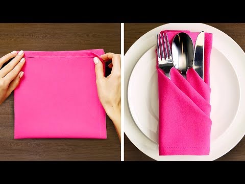 27 Napkins Fold Ideas