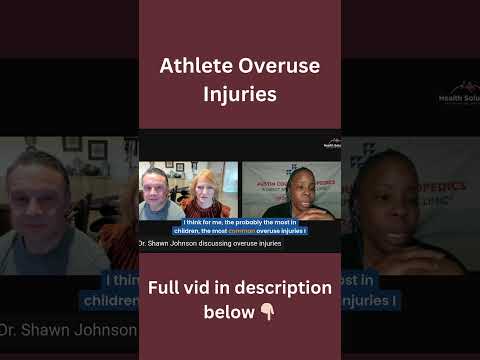 Athlete Overuse Injuries with Dr. Shawn E. Johnson - Health Solutions thumbnail