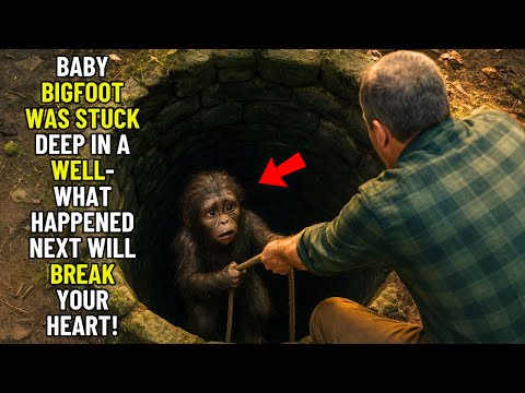 Er fand einen Baby-Bigfoot, der in einem Brunnen gefangen war – was er dann tat, schockierte alle.