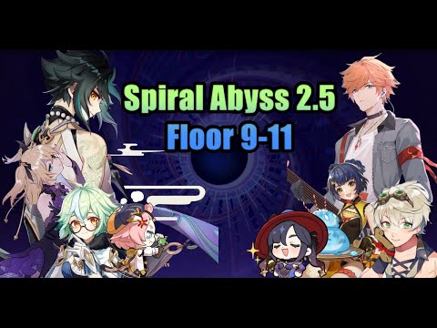 Xiao & Childe | Spiral Abyss 2.5 F2P Floor 9-11 Full Stars