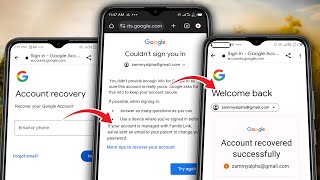 How to Recover Gmail Account WITHOUT Phone Number, Recovery Email and Password 2024