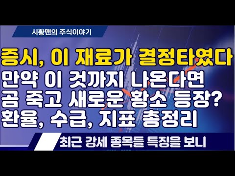 증시 전망. 주식, 채권, 환율 크게 움직인 재료는 CPI가 아니라 이 재료였다. 상승한 종목들 특징을 보니 딱 두 가지로 요약. 이 것까지 넘기면 곰은 죽고 새로운 황소 등장?