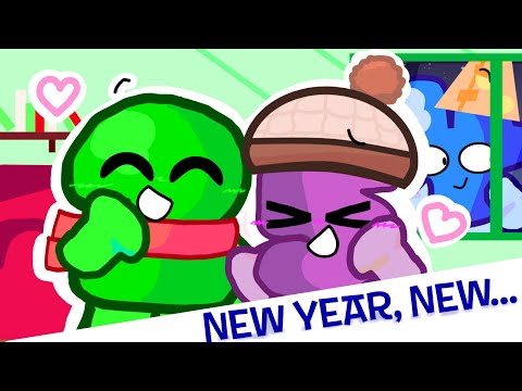 BFDI:The Four Show! - New Year, New Screech(BFDI Animation)