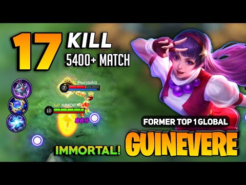 EXPLANE! Guinevere Combo Gameplay [ Top Global Guinevere Best Build ] IMMORTAL! - Mobile Legends