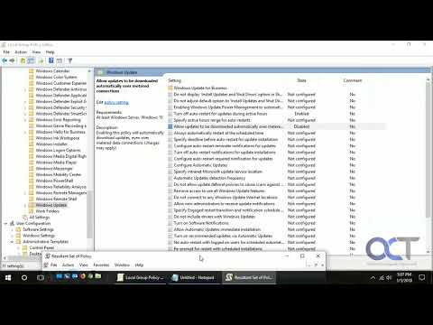 Using Resultant Set of Policies (RSOP) to See What Policies are Applied to Your Computer