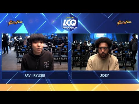 SFV - Ryusei x Joey - Last Chance Qualifier Top 16 Capcom Cup IX