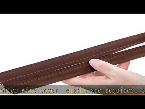 D-Line 6ft Floor Cord Cover, Floor Cable Protector, Extension Cord Cover, Protect Wires & Prevent C