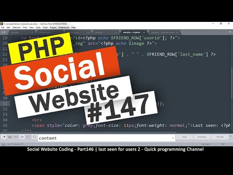 Social Website from scratch Part 8 Profile Page Top Bar | PHP | HTML | CSS | MYSQL Database