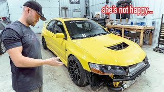 STREET TUNING THE EVO 8 (DIDN'T GO AS PLANNED)