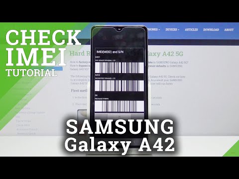 Check IMEI & Serial Number in Samsung Galaxy A42 – Discover IMEI Status