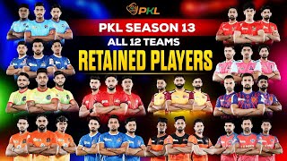 Download lagu PKL Season 13: All 12 Teams Retained Players List | Pro Kabaddi 2026 Probable Retained Players mp3