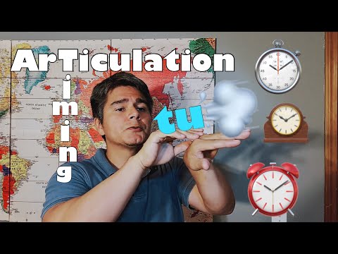 ARTICULATION TIMING For Brass Players (on trombone)