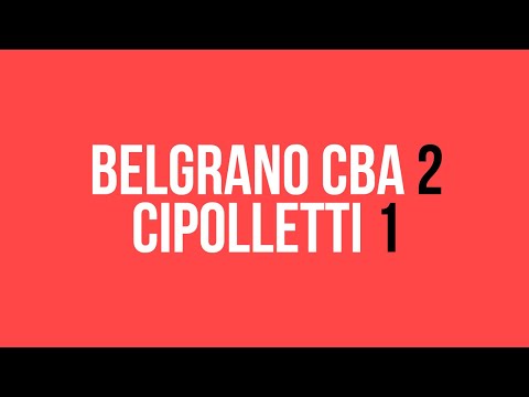 Nacional B 1987/1988 - Fecha 38: Belgrano 2 - 1 Cipolletti
