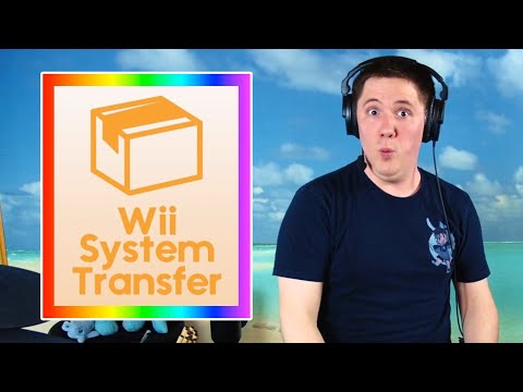 Rainbow Road But You Are Transferring Your Wii System Data