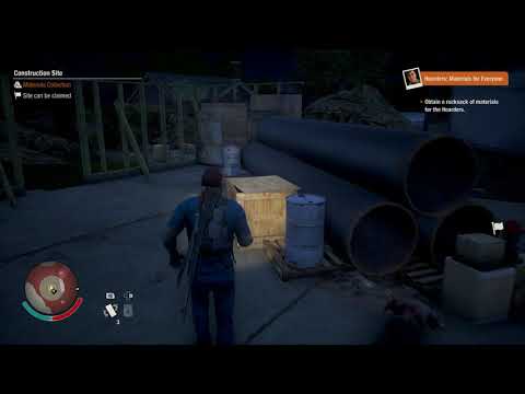 State of Decay 2 - Hoarder's Materials For Everyone: Obtain Rucksack at Leafy Acres Garden (2018)