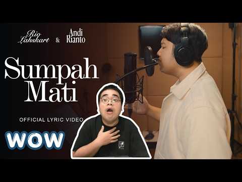 RIO LAHSKART & ANDI RIANTO - SUMPAH MATI (OFFICIAL LYRIC VIDEO) REACTION