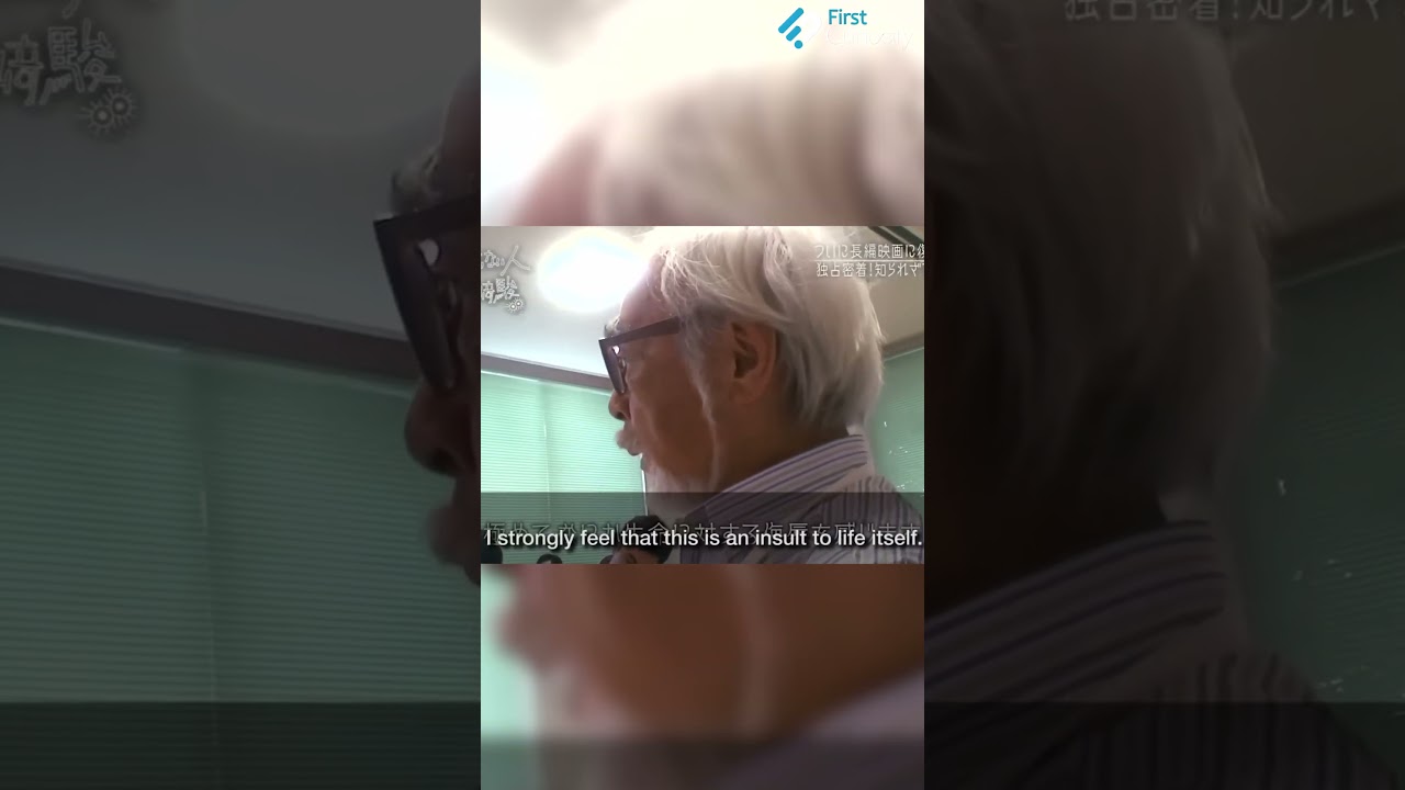 Hayao Miyazaki SLAMS AI Art : 