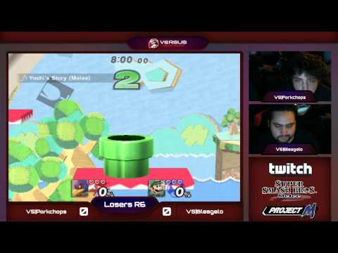 VS Weekly 7/30/14 - Losers R6 - VS|Porkchops (Falco) vs VS|BleaGelo (Luigi) - Project M