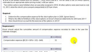 Stock Options Forfeiture, P19-2 5e