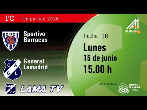 #PRIMERA C | SP. BARRACAS - GRAL. LAMADRID | FECHA 16